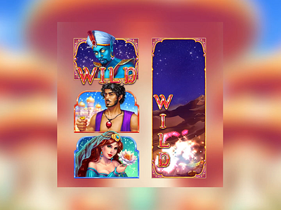 Genie agrabah aladdins genie amphora animation casino casinogames gambling game art gaming onlineslots princess saleslots slot design slot machine slotmakers slotonline slotopaint.com