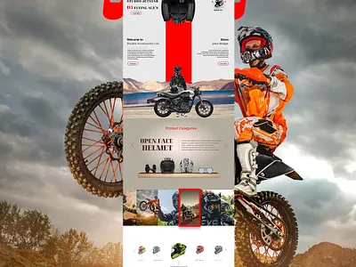 STUDDS HELMET WEBSITE UI/UX DESIGN branding helmet studds ui uiresponsive uiux userexperience webpage websitedesign