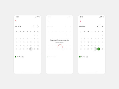 App screens product design