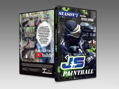 JS Paintball Logo & DVD Design graphic design logo package design