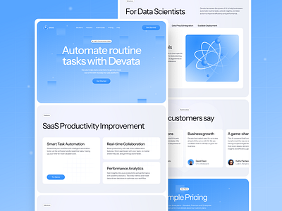 Landing Page for Saas AI hardware provider ai design full page hero landing landing page landingpage saas saas ai ui uidesign ux uxdesign