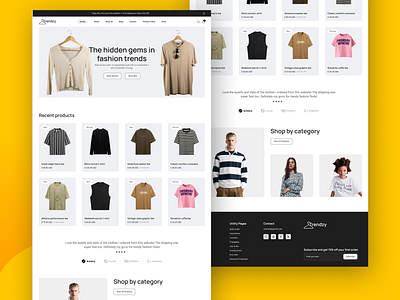 E-Commerce Landing Page Design app branding business e commerce figma figma designer landing page ui uiux ux web app web responsive web ui website design