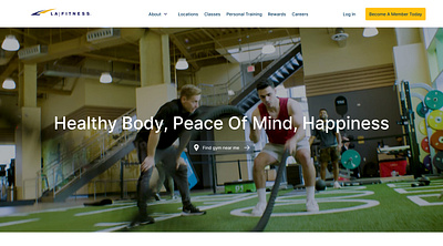 LA Fitness Hero Redesign 🔥 app appdesign branding cardio dailyui design exercise figma fitness gym gyms health illustration ios lafitness training ui ux weights weighttraining