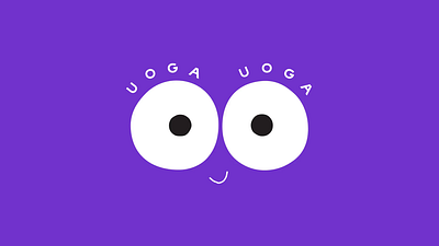 Uoga kids bold brand branding colour eyes identity illustration kids packaging playfull purple