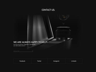 Contact us - Landing page contact us page landing ui ux website design