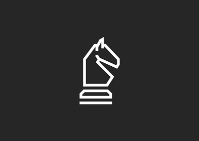 Strategy & Ability b2b brand identity branding brandmark business chess concept consultant corporate design geometric graphic design horse identity knight logo logomark management risk strategy