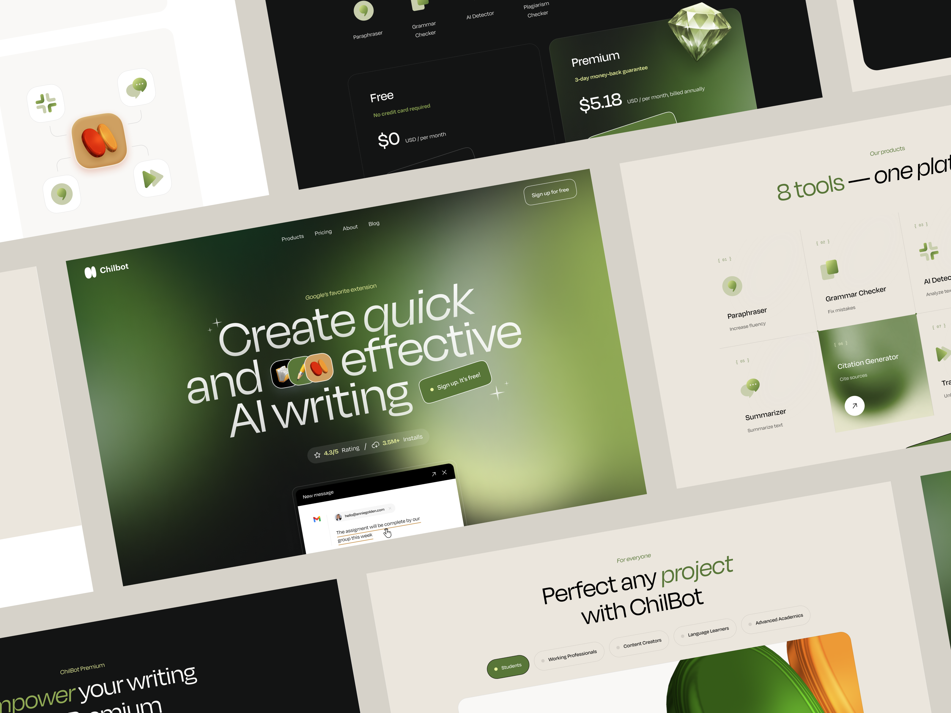 Example of Landing Page UX/UI Design & Development