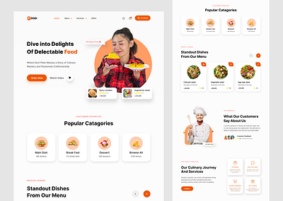 Restaurant Website😋🍴 ui