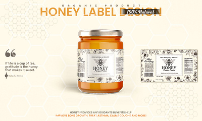 Honey Label Design creative