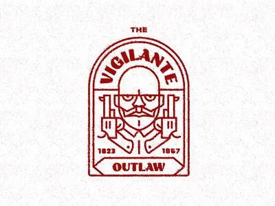 Vigilante Outlaw - logo animation ae after effects animation bad guy design intro line art logo logo animation logo reveal motion motion design motion graphics motion logo outlaw peacemaker revolver sheriff vigilante wild west