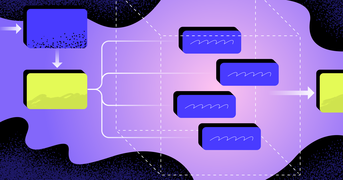 Microservices app branding conceptual data design diagram flat icon illustration mico path rectangle server service tech texture ui vector