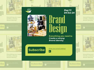 Day 13 of 95 Day Design Challenge ads branding challenge graphic design illustration instagram instagram post logo minimal modesign20 social media post ui