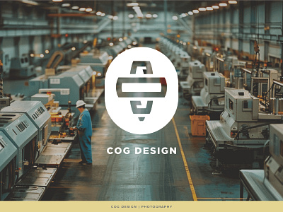 COG Design Logo brand brand icon brand mark cog gear gyroscope logo mechanical engineer spark plug top