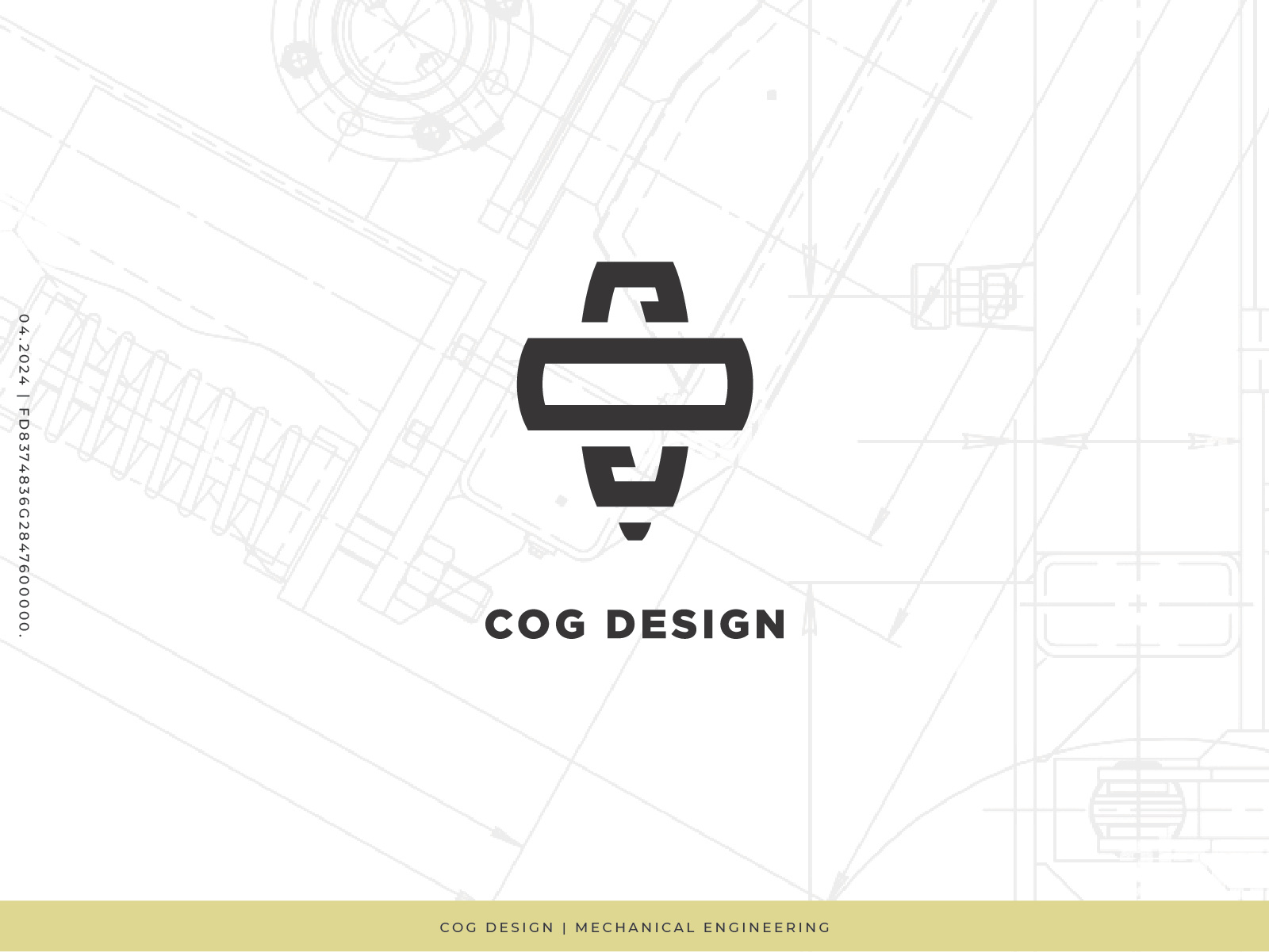 COG Design Logo brand brand icon brand mark cog gear gyroscope logo mechanical engineer spark plug top
