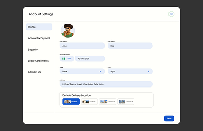 Account Setting/Profile account settings ui account ui setting ui ui ux design