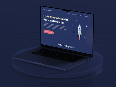 Animated Landing Design animation landing ui ux website