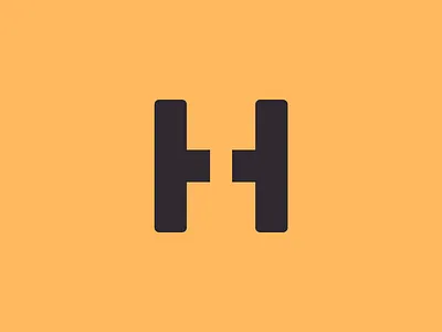 Hench App Logo app branding clean graphic design logo