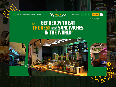 WichGo coffee design figma food portfolio product restaurant ui ux webdesign