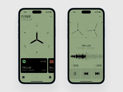 Music dashboard design homepage illustration interface ios iphone mobile news ui