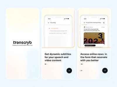 Transcryb: An App for the Deaf a11y accessibilty app clean ui deaf design hard of hearing mobile app product design ui uiux user experience