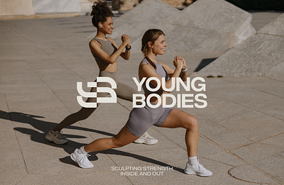 Young Bodies - Brand Identity for a Fitness Startup 3d animation brand brand book brand identity branding colors fitness graphic design illustration logo logomark logotype motion graphics startup