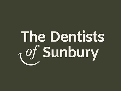 The Dentists of Sunbury Brand Identity beauty cosmetic dentist medical