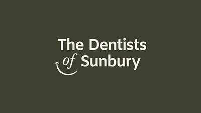 The Dentists of Sunbury Brand Identity beauty cosmetic dentist medical