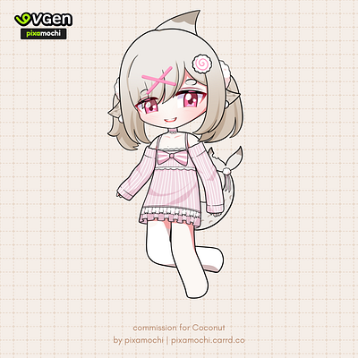 Cute Chibi Commission chibi commission cutechibi fullbodychibi noai simplechibi