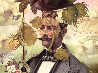 Youtube II album cover lettering music