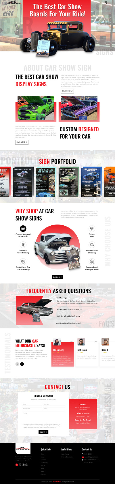 CAR AUTOSHOW carenthusiast carlover cars creative design ui website