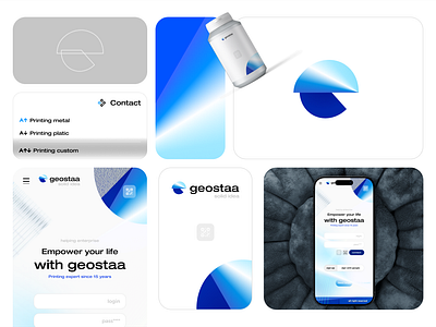 Geostaa rebrand app branding graphic design illustration logo logo design typography ui ux vector visual identity