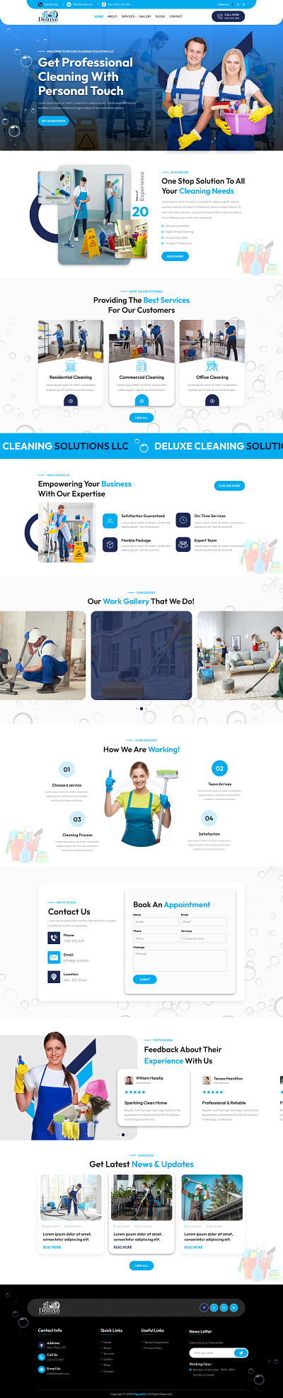 HOME CLEANING creative design home homecleaning ui website