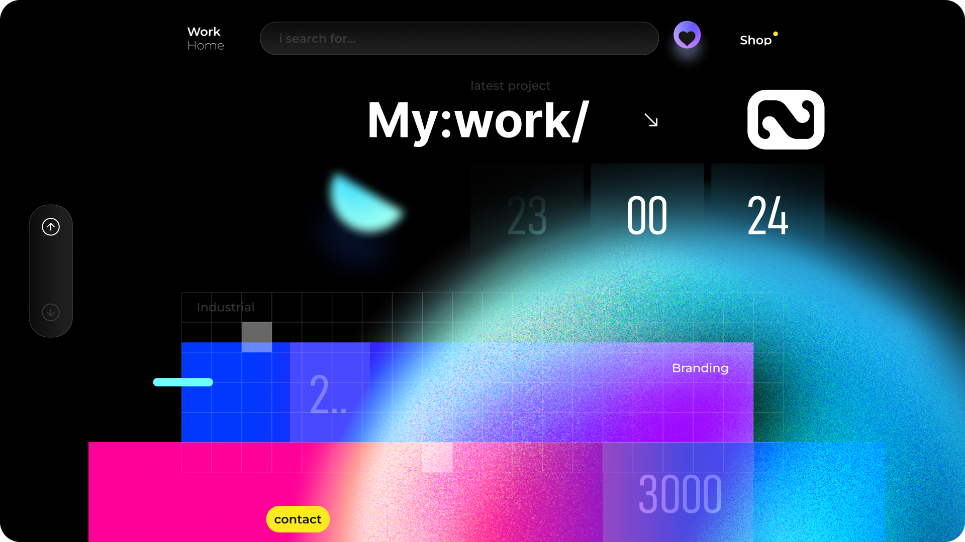 Nejib portfolio 2024 3d branding design graphic design illustration logo logo design portfolio portofolio typography ui ux vector