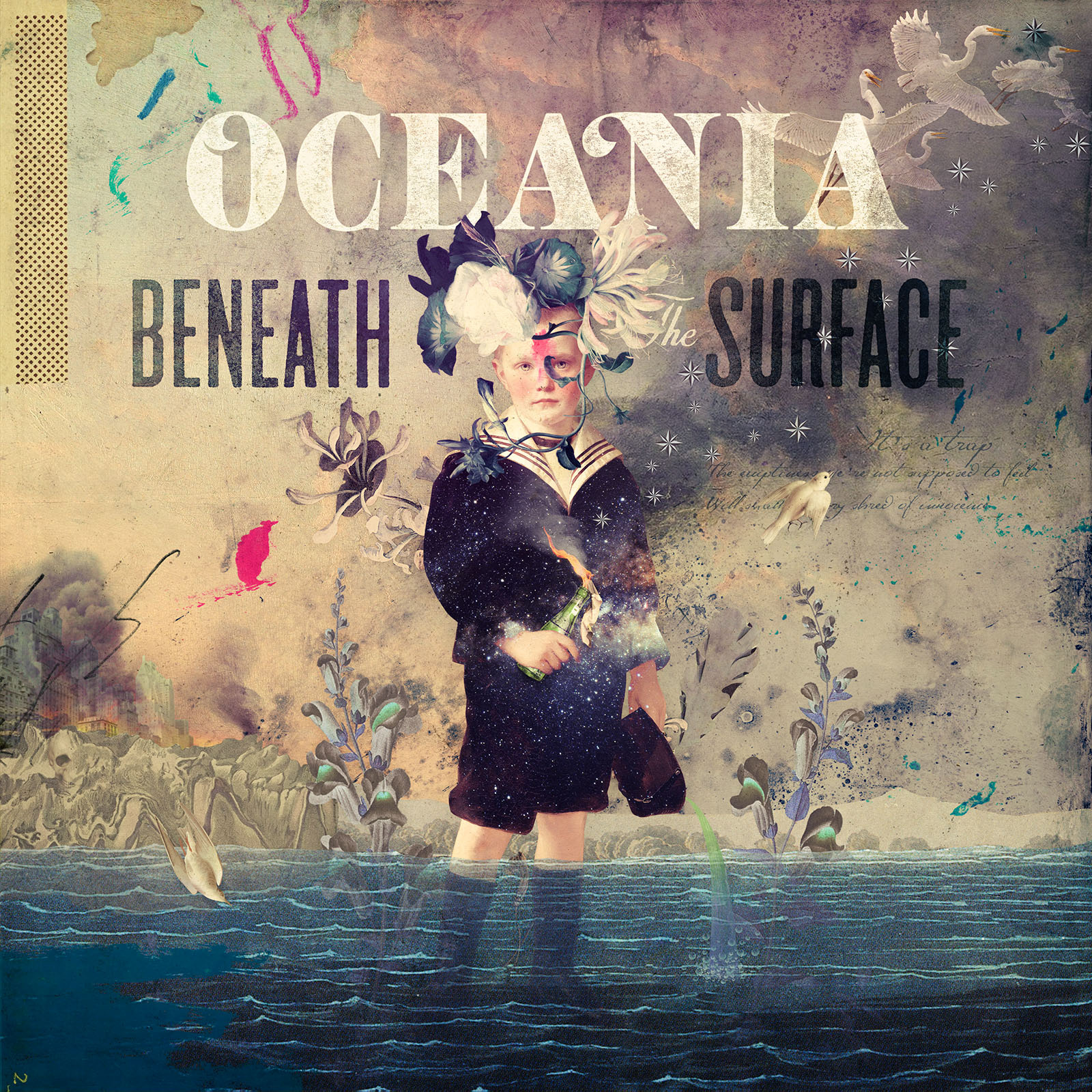 Oceania album art album cover lettering music type