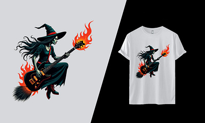 Halloween Wizard T-shirt Design adobe illustrator brand design graphic design illustration tshart