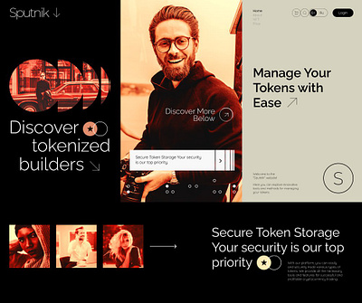 Sputnik - Web Design app branding design illustration ui ux