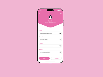 Daily UI Challenge # 10 - Profile View Screen android aspiring dailyui dailyuichallenge dailyuichallenge10 dribbble dribbble shot figma figma design illustration iphone profile view profile view ui ui ui design ui designer uiprofilescreen uiux undrawn