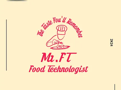 Mr.ft Food Technologist logo design adobe illlustratore branding company logo design illustration logo design logo desinger