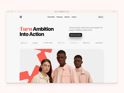 hero hero landing main page page ui