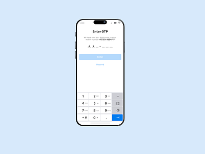 Daily UI Challenge # 11 - Code Field android code field code field code ui dailyui dailyuichallenge dailyuichallenge11 figma figma design illustration iphone otp ui ui code field uiux verification code