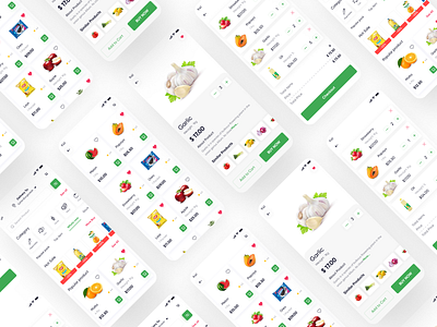 Grocery App branding design dribbble best shot graphic design illustration iphone mobile design popular trend ui