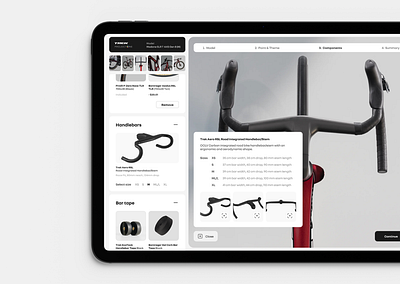 Bike Configurator configurator cycling redesign uixux