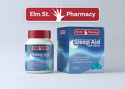 Elm Street Pharmacy Sleep Aids mocktober packaging pharmacy pharmacy packaging