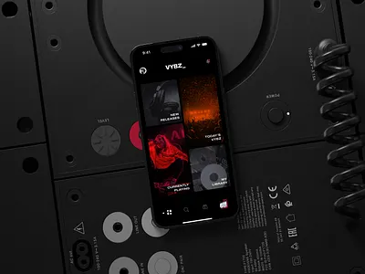A Simplified Music Streaming Experience dark ui design minimal design mobile design modern music music streaming sleek ui ui design ux ux design