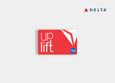 Delta Airlines "Uplift" – An employee rewards program airlines branding design direction identity illustration logo program name visual design