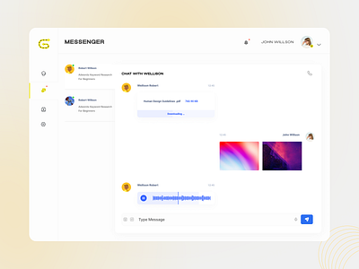 Messenger UI app design figma graphic design ui ux web