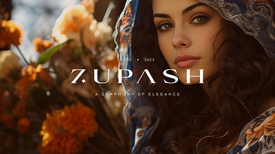 Zupash Brand Identity art direction brand identity branding campaign design clothing brand eastern clothing flat logo logo design visual identity