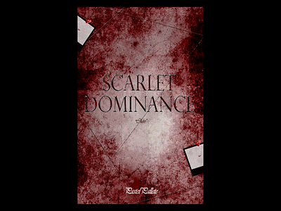 The Scarlet Dominance (book cover) art bookcover coverdesign graphic design poster