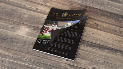 Cody Smith Real Estate Broker Booklets & Web Design booklets graphic design web design