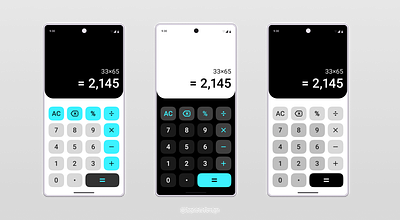 Calculator App calculator design mobile app ui ux